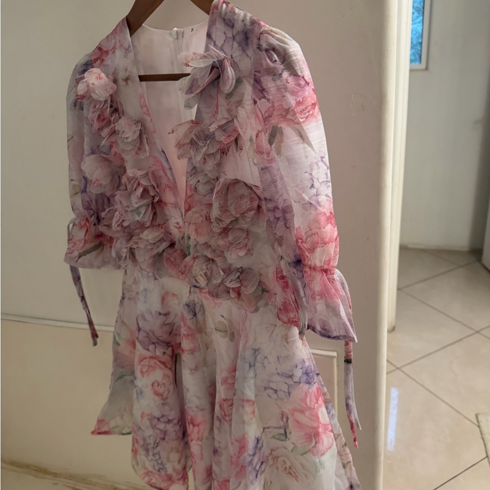 Floral Ruffle Dress - Picture 11 of 11
